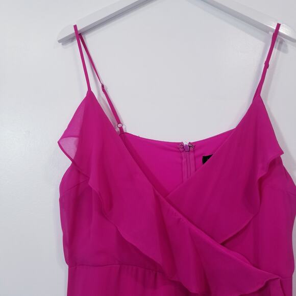 1.State Pink Ruffle Tiered Maxi Dress - Picture 3 of 12